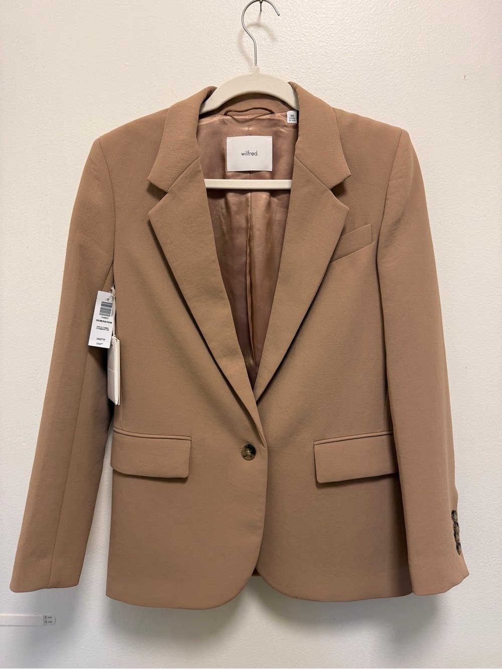 Aritzia Generation Blazer Gold Camel 2XS